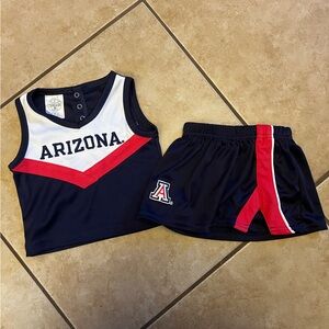 University of Arizona Wildcats infant cheerleader outfit
